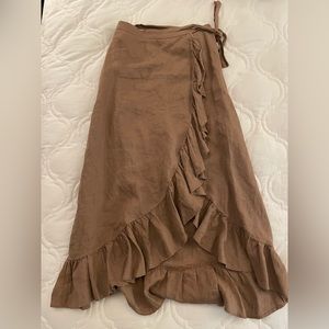 Wilfred Wrap Midi Skirt